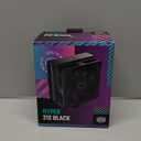 Cooler Master Hyper 212 Black CPU Cooler, SickleFlow 120 Edge PWM Fan, Aluminum Top Cover, 4 Copper Heat Pipes, 152mm Tall, AMD Ryzen AM5/AM4, Intel LGA 1851/1700/1200 Brackets