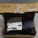 suptek Speaker Wall Mounts, Dual Speaker Stands for Surround Sound Speakers, Universal Bracket, Tilt Swivel Shelves Up to 55lbs Black (2 Pack)