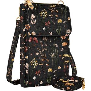 Miss Adola Cute Small Crossbody Purse Cell Phone Bags for Women - Leather Cellphone Wallet Purse with Shoulder Strap