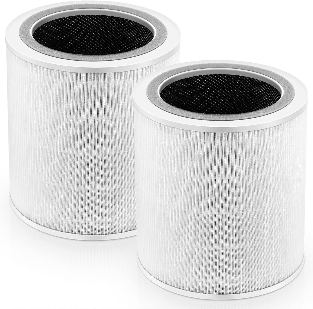 Core 400S Replacement Filter Compatible with LEVOIT Core 400S Smart WiFi Air Puri-fier, Part Number# Core400S-RF, 3-in-1 Efficient Filter, Core 400S-P (Dust Remover Filter-2 Pack)
