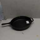 Utopia Kitchen Cast Iron Frying Pan 12 Inch, Cast Iron Chefs Pan, Pre Seasoned Skillet, Safe Grill Cookware for Indoor & Outdoor Use, Black