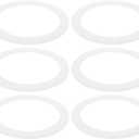 6pcs Stovetop Espresso Coffee Makers Silicone Gasket Compatible with Bialetti Compatible with Imusa Compatible with BC 9 Cups