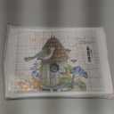 Rosyfoxes Cross Stitch Kits Stamped Full Range of Embroidery Starter Kits for Adult DIY- Printed Kit Birds' Love nest 2(Printed) 11CT 3 Strands 21.3x15.4 inches