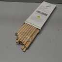 HOPELF 25PCS Bamboo Dowel Rods - 1/2 x 12 Inch - Wooden Sticks for Crafts, DIY Projects
