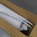 White Lamp Shades Set of 2, Empire Large Lamp Shades for Table Lamps Floor Lamps, 6" Top x 16" Bottom x 10.8" High, Natural Linen Lampshades Replacement, Spider, Harp Holders Included, Easy Assembly
