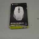 Corsair M65 RGB Ultra Wireless Tunable FPS Wireless Gaming Mouse - Sub-1ms Slipstream Wireless Technology, 26,000 DPI Optical Sensor, Up to 120 Hours of Battery Life, 8 Programmable Buttons - White