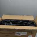 Trampoline Pad, 10ft 12ft 14ft 15ft 16ft Trampoline Replacement Safety Pad, Waterproof and Tear-Resistant Safety Spring Cover Round Frame Pad (Black)