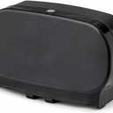 Select Toilet Paper Dispenser, Twin Roll, 6 Inch, Black Translucent, Wall Mount