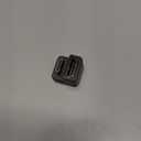 AGVEE 1 Pack (Long Side Inward) 180 Degree Angled Mini HDMI Male to HDMI Female Adapter, U-Shaped 4K@60HZ Converter Coupler Connector Extender for Portable Display Monitor Accessories, Black