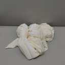 Canlierr Giant Wall Bow Decorations 90x18 Inch Oversized Large Velvet Bow Decorative for Room Wall Backdrop Party Birthday Baby Shower Decor Front Door Patio Outdoor Wedding Arch Supply(White)