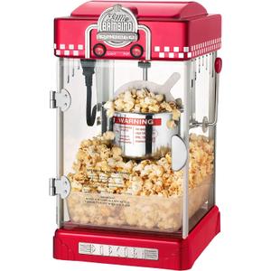 Great Northern Popcorn Company 83-DT5621 Northern Company Red GNP Little Bambino 2-1/2 Ounce Retro Style Popcorn Popper Machine, 2.5 Ounce