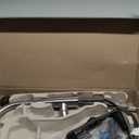 Delta Essa Brushed Nickel Kitchen Faucet with Pull Down Sprayer, Modern Single Hole Kitchen Sink Faucet, Single Handle, Arctic Stainless