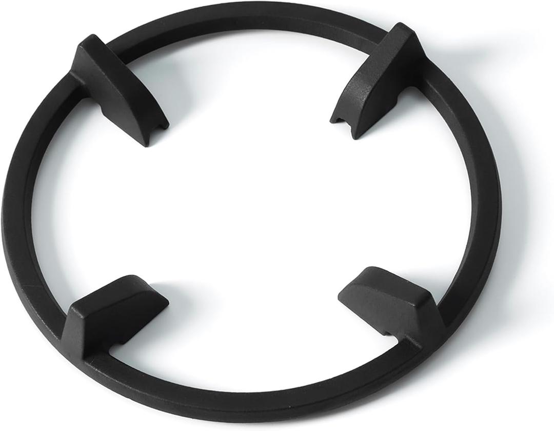 Wok Ring, 9 Inch Wok Support Replacement Part for Samsung Gas Stove Replacement Parts for GE Cooktop Range Parts Cast Iron Stand Kitchenaid Whirlpool Wok Stand Adapter for Gas Stove Holder Accessories