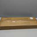 BAYKA Rustic Brown Floating Shelves 22.5in, Set of 2, Wall Mount Wood Shelf