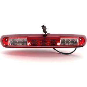 3Rd Third Brake Light Cargo Lamp High Mount Stop Light Compatible with 2007-2013 Silverado Sierra 1500 2500 3500 HD Cargo Lamp High Mount Stop Light 25890530