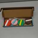 4 Pack Soda Can Lids with Straw, 4 Color Can Covers for Soda with Reusable BPA-Free, Can Lid Built w/ 3 Sizes Fits for S/M/L Sizes, Can Lids Soda w/Straw Brush Cans for Seltzer, Beer, Juice, Seltzer