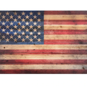 Empire Art Direct American Flag Digital Print on Solid Wood Wall Art, 24.00" x 36.00"