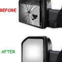 WLLW Mirror Glass for 2005-2010 TOYOTA AVALON Driver Side Only Left Flat Replacement Glass with Adhesive