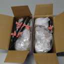 Yousoontic 6 Pcs St. Patrick's Day Decorations Shamrock Wooden Sign Farmhouse Irsh Clover Table Decor Rustic Distressed St Patricks Tall Standing Centerpiece for Home Mantle Shelf Tiered Tray Decor