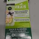 FoodSaver Reusable Quart Vacuum Zipper Bags, 10 Count, BPA-Free, Microwave Safe, Leakproof