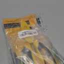 Utility Scissors Heavy Duty: 8-Inch sharp Scissors All Purpose heavy duty, Serrated Blades Cut Carpet, Cardboard, Wire, Leather, Fabric, Multipurpose Shears for Kitchen, Garden, Office, Craft (Yellow)