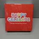 Grencian 96 Pcs 18th Birthday Party Supplies Hot Pink Sweet 18 Years Old Plates and Napkins Disposable Tableware Set Eighteen Birthday Decorations for Girls Happy 18th Birthday Party Favors Serves 24