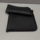 Mini Fridge Silicone Mat,24''x24''x0.5''-Fridge Drip Tray Concave and convex design is leak-Proof and Non-Slip Perfectly Compatible with Washer, Dryer, Cooler, Dishwasher etc. (Black)