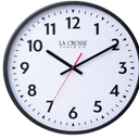 La Crose Clock 404-3841-INT 16-Inch Commercial Silent Sweep Analog Quartz Clock