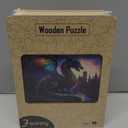 1000 Piece Puzzles for Adults, Dazzling Dragon Jigsaw Puzzle, A Colorful Dragon Puzzles 1000 Pieces for Adults, Funny Challenging Puzzle, Great Gift for Family Friends, 27.5" x 19.6"/70 * 50cm