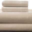 Pointehaven Heavy Weight Flannel Sheet Set, Cal King, Linen - Warm & Cozy - 100% Cotton Flannel Pre-Shrunk -170 GSM -Deep Pockets -Easy Fit Elastic All Around-Comfy Double Brushed