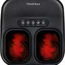 MOUNTRAX Shiatsu Foot Massager with Heat, Deep Kneading Foot Massager for Plantar Fasciitis, Neuropathy, Improve Circulation and Pain Relief  DIY Customizable Design Foot Massage with Drawing Pen