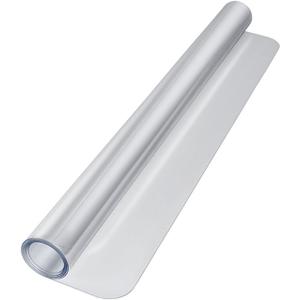 Transparent Table Protection Cover 29.5x59.1in, Thick Wipeable Pad, Transparent PVC Table Cloth, Plastic Wipe Clean Table Cloth, Tablecover Clear Waterproof (1mm)