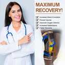 Knee Brace with Straps for Women/Men, Knee Compression Sleeve for Knee Pain, Arthritis, ACL, PCL, Meniscus Tear, Joint Pain Relief. Knee Support for Running, Workout, 1 pack (Copper, Small)