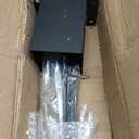 1 Pcs 4x4 Fence Post Anchor Ground Spike (Actual 3.6x3.6), Heavy-Duty 22" Post Anchors, Black Powder-Coated, 4x4 Post Spike for Fences, Mailboxes, Trellises, Road Signs, and Railings