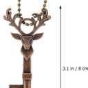 ABOOFAN 12 Pcs Deer Head Bottle Opener Antler Beer Opener Portable Beer Bottle Openers Christmas Gadgets Cool Bottle Openers Christmas Tin Opener The Wine Travel Can Opener Zinc Alloy