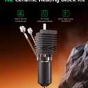 Creality Official K2 Ceramic Heating Block Hotend Kit, with Quick-swap Nozzle Kit, Supports 300C High Temperature, All-Metal Integrated Design Extruder Hotend Kit for 3D Printers K2 Combo