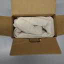 MIULEE Decorative Linen Check Throw Pillow Covers Neutral Farmhouse Vintage Pillow Covers 18x18 Set of 2 Boho Modern Home Decor for Sofa Couch Bedroom Cushion Natural Beige