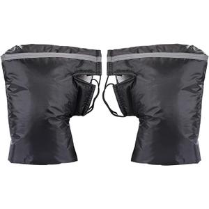 Ibluelover Motorcycle Handlebar Gloves Muff for Cold Weather Waterproof Riding Mittens Windproof E-Bike Handguards Hand Protectors Covers Winter Warm Cotton Handle Cover Gloves