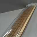 LazBlinds Cordless Bamboo Roman Shades, 42.5x64, Highfield Teak