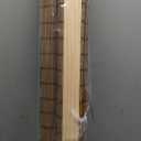 LazBlinds No-Drill Cordless Roman Shade - Light Filtering Natural Wood, Easy Install Bamboo Blind for Windows 30" W x 48" H, Malay Umber
