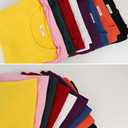 Poetsky Women's V Neck 3/4 Sleeve T Shirt Casual Loose Basic Tops Summer Tee Blouses (Green, S)