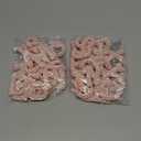 WILLBOND 52 Pieces Self Adhesive Pearl Rhinestone Letter Patches A-Z Bling Rhinestone Letter Stickers Glitter Alphabet Appliques Sticker for DIY Clothes Bags Hats Phone Backpacks(Pink)