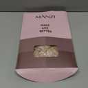 MANZI 2 Pairs Footless Sheer Tights for Women Tummy Control 30 Denier Figure-Shaping Leggings and Dance Tights, Medium 