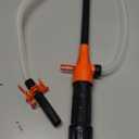 Battery Operated Gas Pump with Nozzle - Battery Powered Gasoline Transfer Pump With 3 FT Long Hose 2.2 GPM Transfer Pump For Water Kerosene Gas Can Hand Fuel Pump