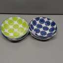 Ceramic Cat Bowls with Non-Slip Silicone Bottom,Prevent Whisker Fatigue,Reduce Mess,Wide Cat Bowls for Indoor Cats,6 Colorful Set for Daily Feeding Gift Choice (Classic)