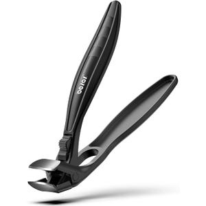 BEZOX Toe Nail Clippers for Thick Nails for Seniors with Safety Lock  Ergonomic Design Curved Cutting Jaw Toenail Clippers for Thick Nails for Comfortable, Safe, and Precise Trimming - Black (Medium)