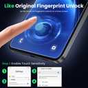 2 x WSKEN for Samsung Galaxy S25 Edge Screen Protector - [Fingerprint Unlock Support] Case Friendly Auto Dust Removal Shatterproof Bubble Free HD Tempered Glass Film for Galaxy S25 Edge,2 PCS (Clarity)