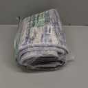 KOZYFLY Modern Abstract Washable Rug Runner 2x7 Hallway Runner Rug Non-Slip Soft Kitchen Runner Rugs, Print Grey-Blue Striped Carpet Runner for Entryway Bathroom Laundry Room Foyer