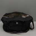 Weekender Bags for Women, Travel Duffle Bag Carry On Overnight Bag with Cosmetics Bag and Crossbody Purse for Gym Hospital, Gifts for Women, Black (Medium)