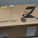 Mompush Nexis Carbon Travel Stroller, Ultra-Lightweight 11.5 lbs, Compact & Airplane Carry-On Approved, One-Second Auto-Fold, One-Hand Full Recline, from Birth to 50 lbs, JPMA Certified, Black